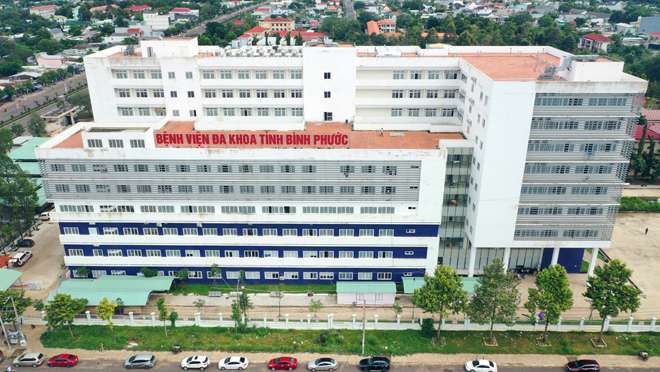 bệnh viện Đa Khoa tỉnh Bình Phước nằm tại Thành Phố Đồng Xoài