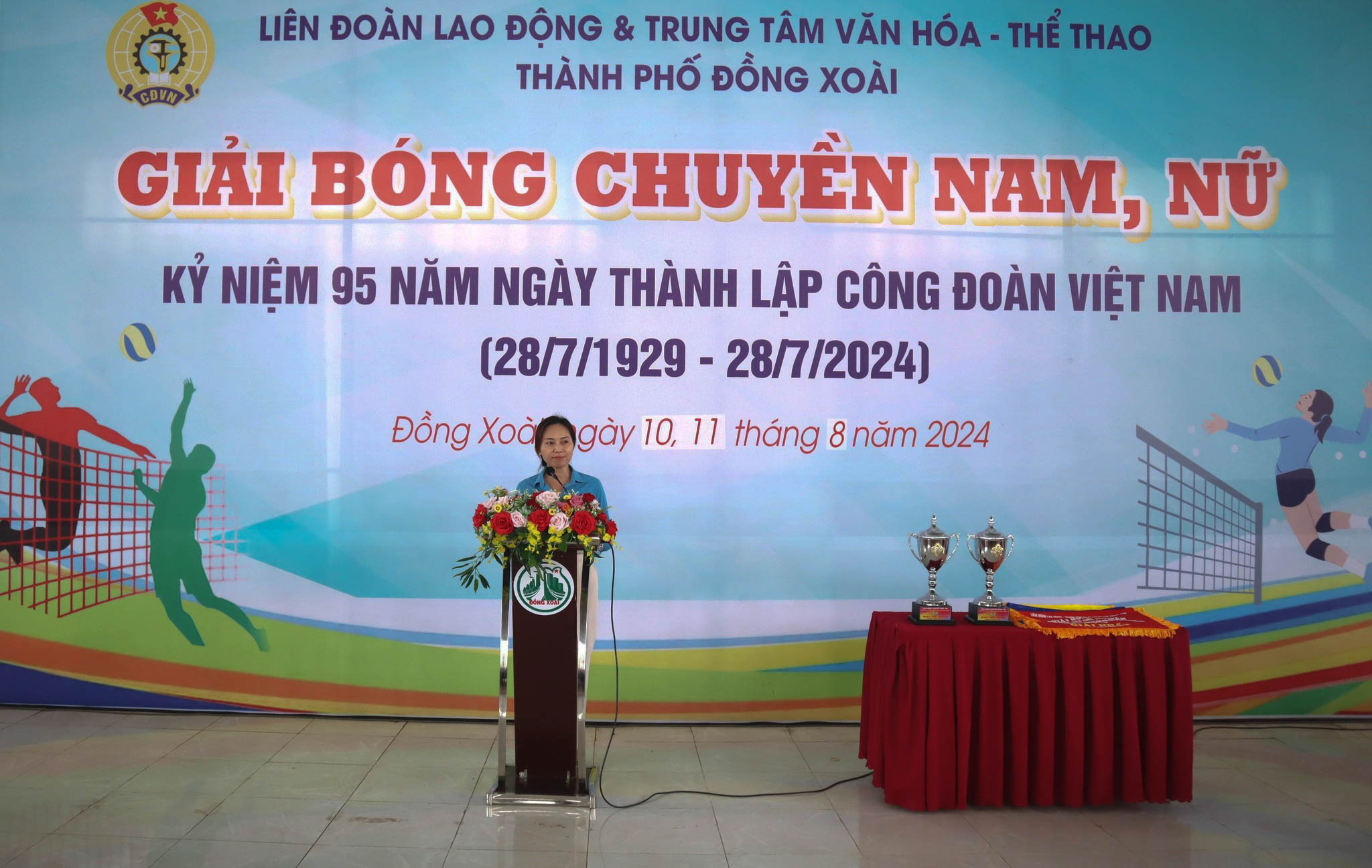 Công đoàn Công ty Thành Phương tham dự giải bóng chuyền hơi thành phố